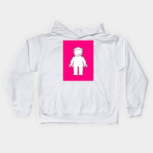 Banksy Style Astronaut Minifig, Customize My Minifig Kids Hoodie